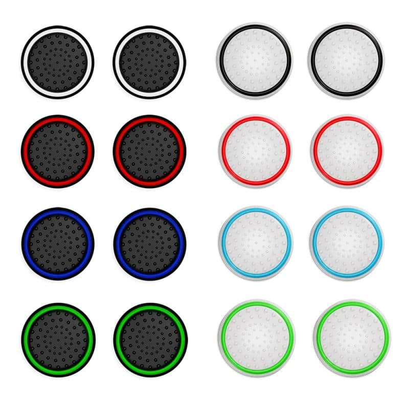Tapas de silicona para joystick en varios colores
