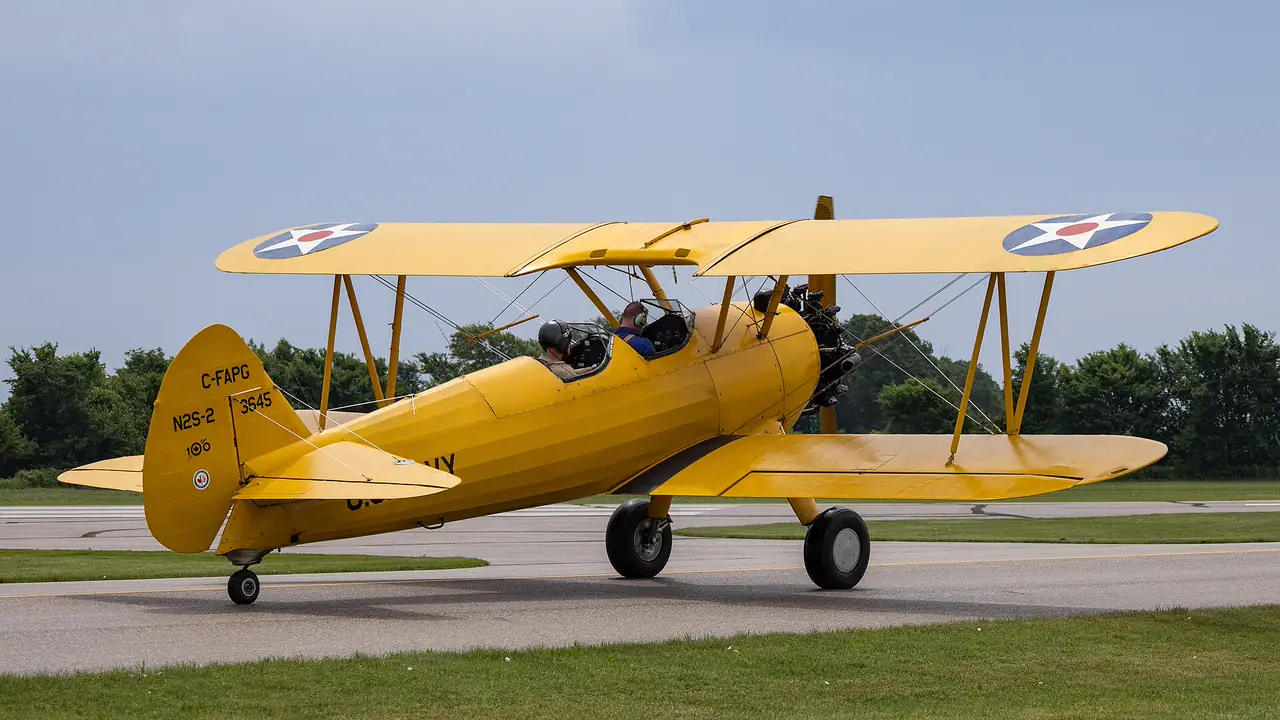Boeing-Stearman Model 75, real-life photo