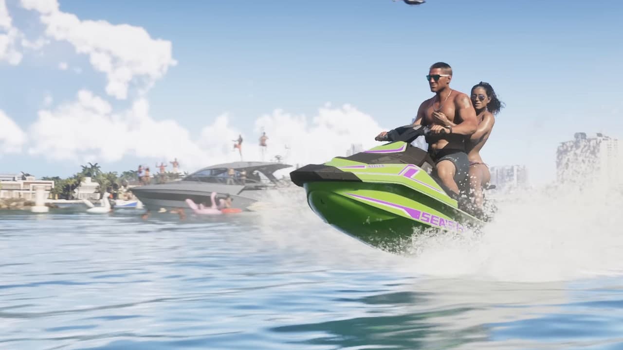 Speedophile Seashark in GTA 6 (Trailer 2)