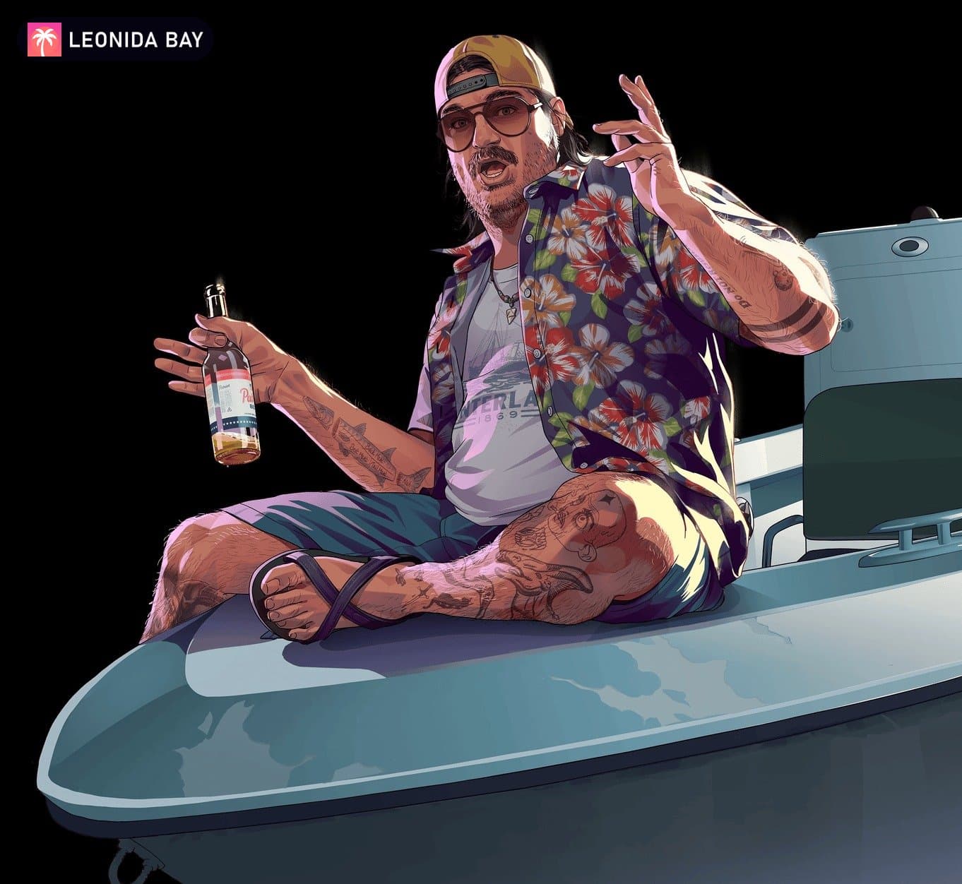 Cover: Cal Hampton, GTA 6's Official Conspiracy Theorist: UFOs, the Skunk Ape, and 1,368 Hidden Events on the Map