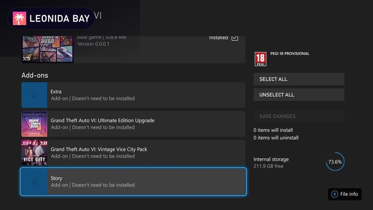 Cover: GTA 6: Xbox Leak Suggests Online Mode Would Be Installed Separately from the Campaign