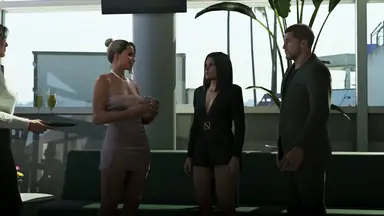 Val (Valentina) · An Extended Look 19:33: Champagne toast in the VIP lounge